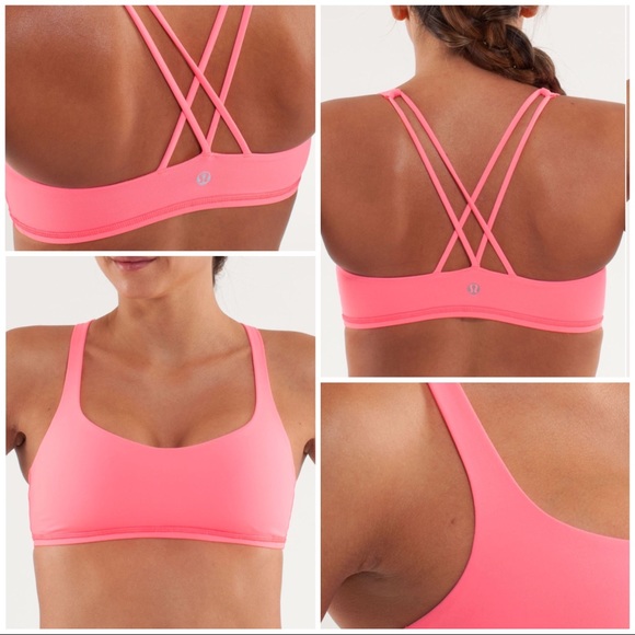 lululemon athletica Tops - Lululemon Free To Be Bra Sz 6 In Flash Light